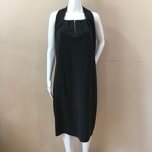 Max Studio Womens XL Knit Midi Dress Tank Sleeveless Charcoal Classy New
